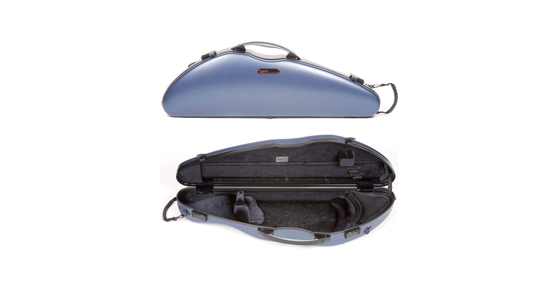 Amazon | Bam Slim Hightech 4/4 Violin Case, Navy Blue